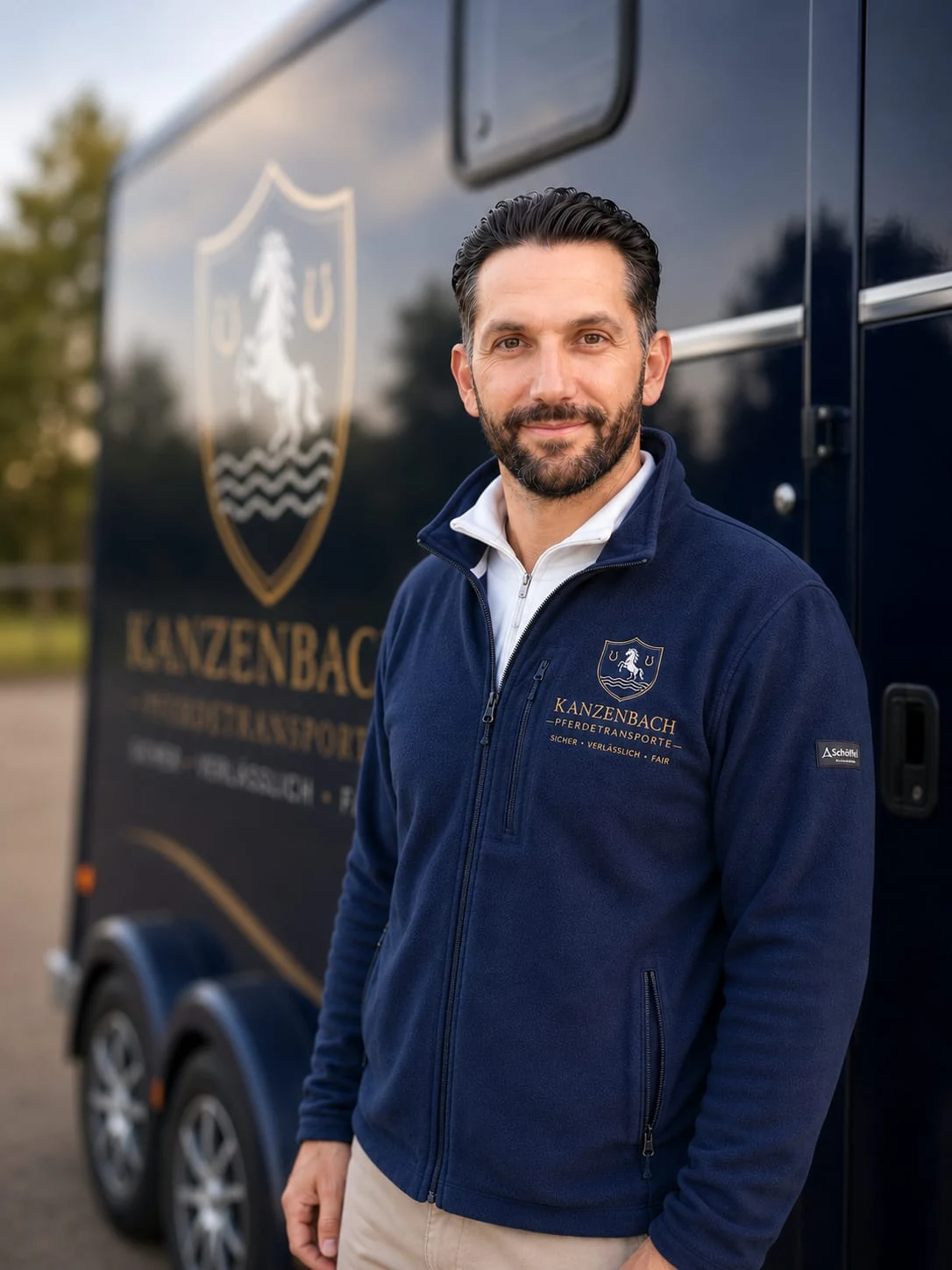Isak Kanzenbach, Inhaber von Pferdetransport Kanzenbach